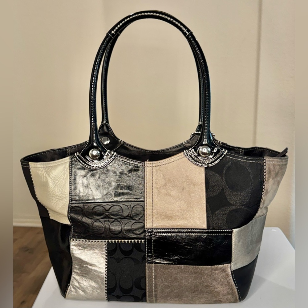 Coach Bleecker Legacy Patchwork Tote - image 4